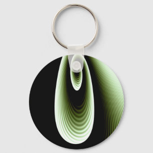 Porte-clés Cool vert et violet Motif moderne