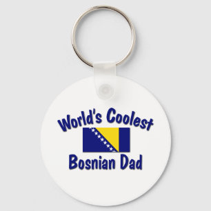 Porte-clés Coolest Bosnian Dad