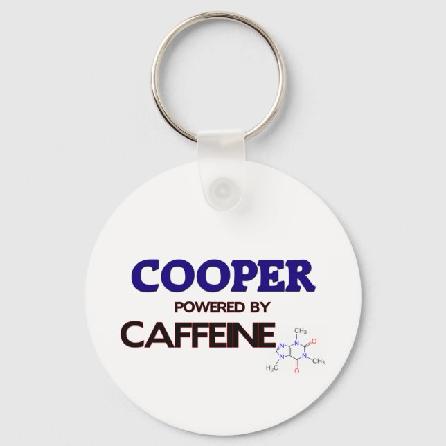 Porte-clés Cooper Propulsé par la caféine (Recto)