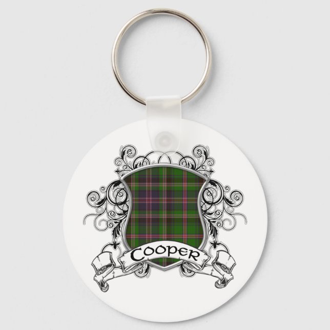 Porte-clés Cooper Tartan Shield (Recto)