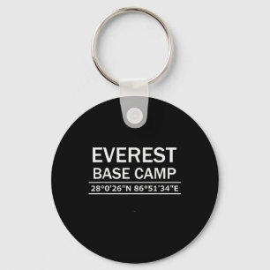 Porte-clés Coordonnées du camp de base de l'Everest