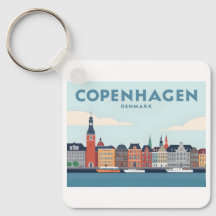Copenhague Danemark Nyhavn Waterfront Pastel Trave