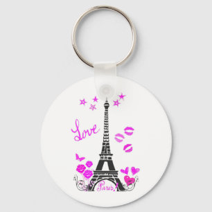 PORTE-CLÉS COPIE DE TOUR EIFFEL DE PARIS D'AMOUR