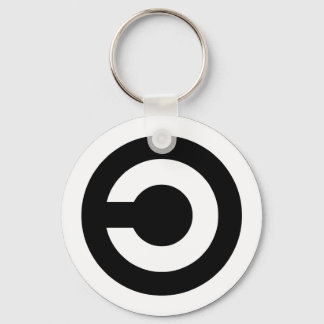 Porte-clés Copyleft - l'information veut être libre