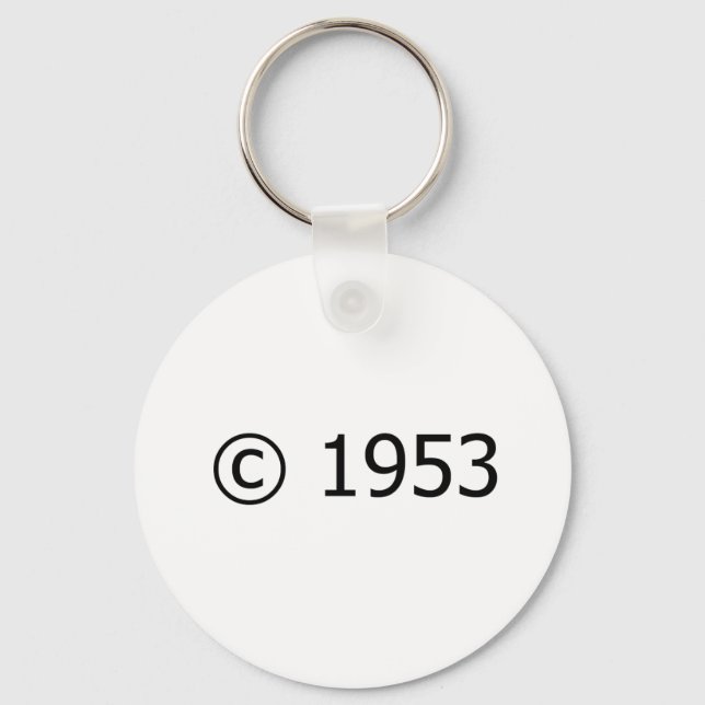 Porte-clés Copyright 1953 (Recto)
