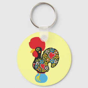Porte-clés Coq célèbre de Barcelos Nr 06