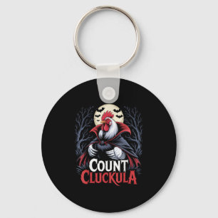 Porte-clés Coq compte Cluckula drôle Halloween vampire loin