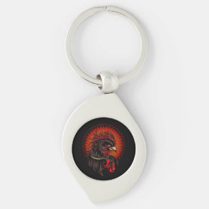Porte-clés Coq de boîte