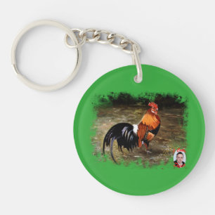 Porte-clés Coq/Gaulois/Rooster