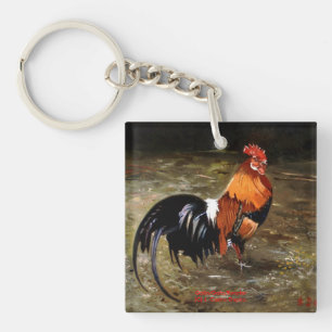 Porte-clés Coq/Gaulois/Rooster