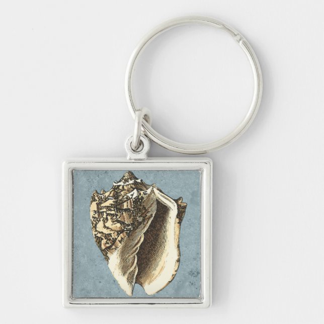 Porte-clés Coque conique en pierre (Devant)