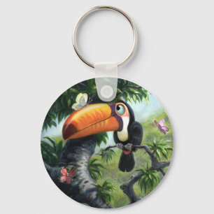 Porte-clés Coque des papillons