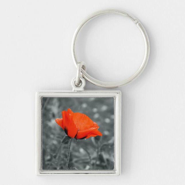 Porte-clés Coquelicot (Devant)