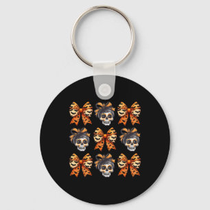 Porte-clés Coquette Bow Halloween Saison Éffrayante Saison Sq