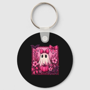 Porte-clés Coquette Halloween Nœud Papillon Fantôme Mignon Fl