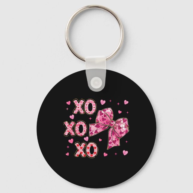 Porte-clés Coquette Saint-Valentin Xoxo Arc Saint-Valentin Dr (Recto)