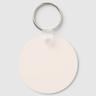 Porte-clés Coquillage blanc FFF5EE - Option pour ajouter un n