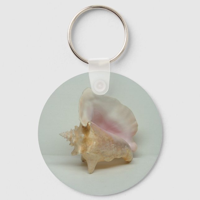 Porte-clés coquillage conque (Recto)