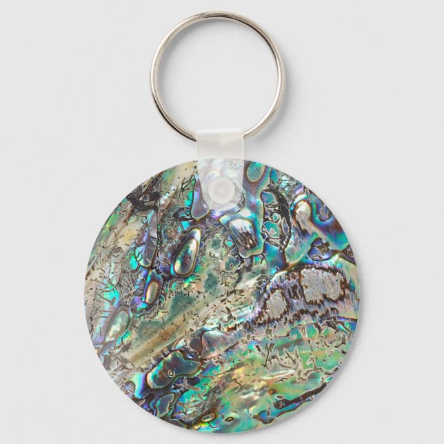 Porte-clés Coquille de la reine paua (Recto)