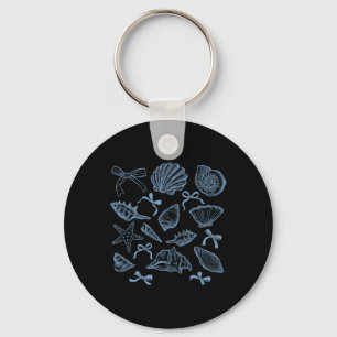 Porte-clés Coquine de coquillages côtiers Hawaii été plage