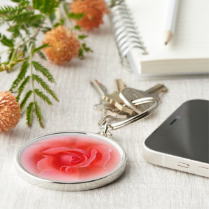 Porte-clés corail rose rose