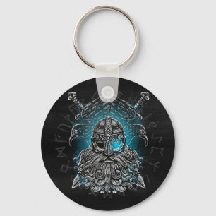 Porte-clés Corbeaux d'Odin Mythologie Viking Valhalla attend