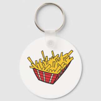 Porte-clés corbeille de frites