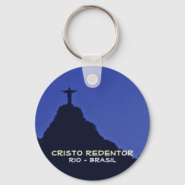 Porte-clés Corcovado, Rio-Brasil (Recto)