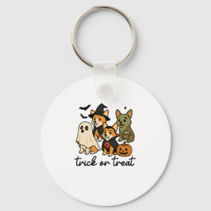 Porte-clés corgi halloween costuen