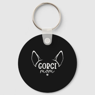 Porte-clés Corgi Maman