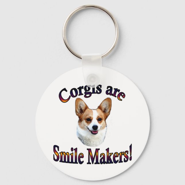 Porte-clés Corgis sont des créateurs souriants (Recto)
