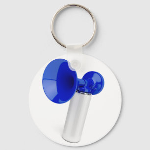 Porte-clés Corne à air bleu