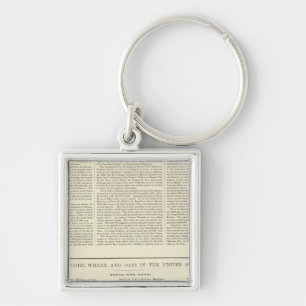Porte-clés Corne, blé et avoine des États-Unis, 1870-1891 2