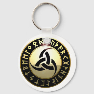 Porte-clés Corne triple d'Odin