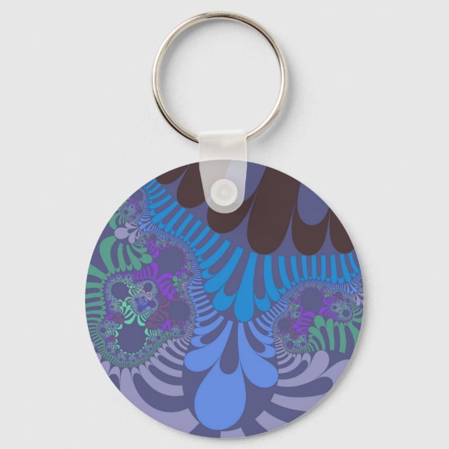 Porte-clés Cornouailles bleu (Recto)