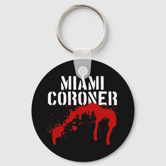 Porte-clés Coroner de police de Miami Metro (Recto)