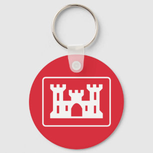 Porte-clés Corps des ingénieurs de l'armée américaine DOD