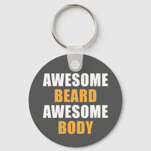 Porte-clés Corps impressionnant de barbe impressionnante