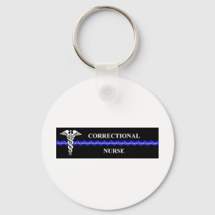 Porte-clés Corrections rectangle de soins infirmiers