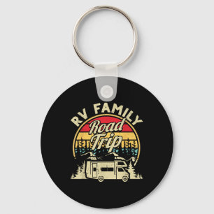 Porte-clés Correspondance Camping Rv Famille Route Voyage Cam