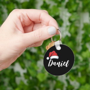 Porte-clés Correspondance de Noël de famille personnalisée av