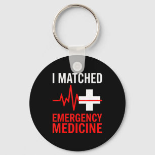Porte-clés Correspondant médecine d'urgence jour de la mise e