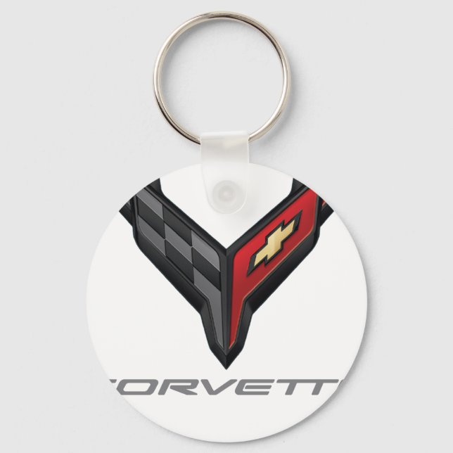 Porte-clés corvette logo 3 (Recto)