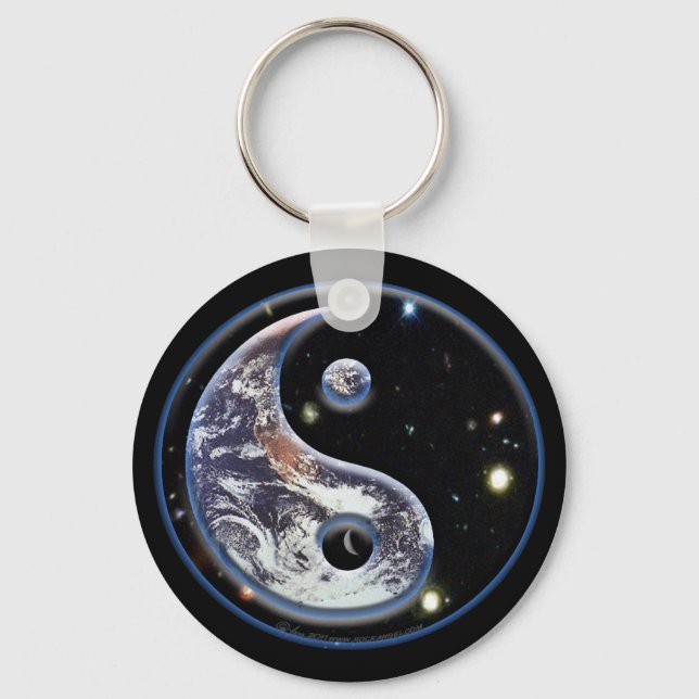 Porte-clés Cosmic Yin Yang (Recto)