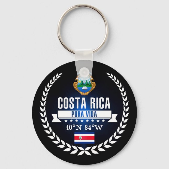 Porte-clés Costa Rica (Recto)