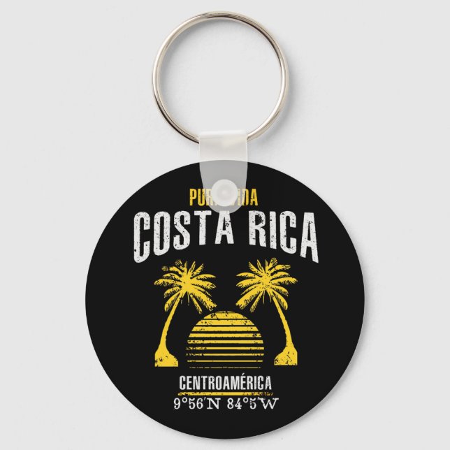Porte-clés Costa Rica (Recto)