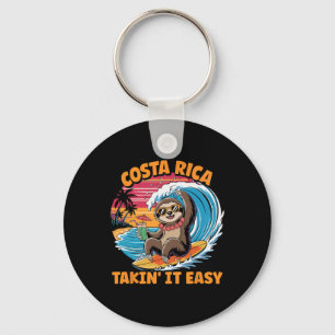 Porte-clés Costa Ricain Vida Surfer Take It Easy Costa Rica P