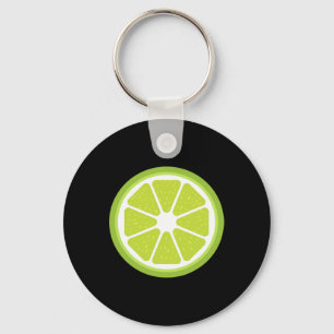 Porte-clés Costume à grande chaux tranché mignonne Fruit faci