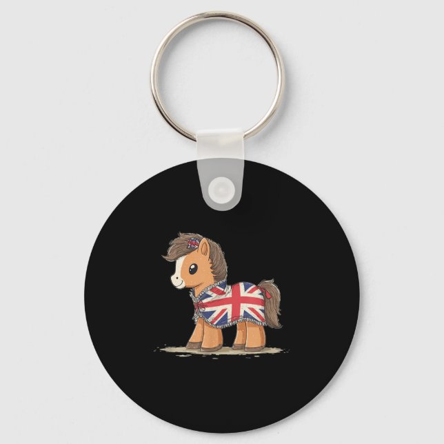 Porte-clés Costume Cheval Anglais cool Pour Ny Lovers (Recto)