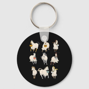 Porte-clés Costume Citrouille Halloween Horse Ghost Boo Pour 